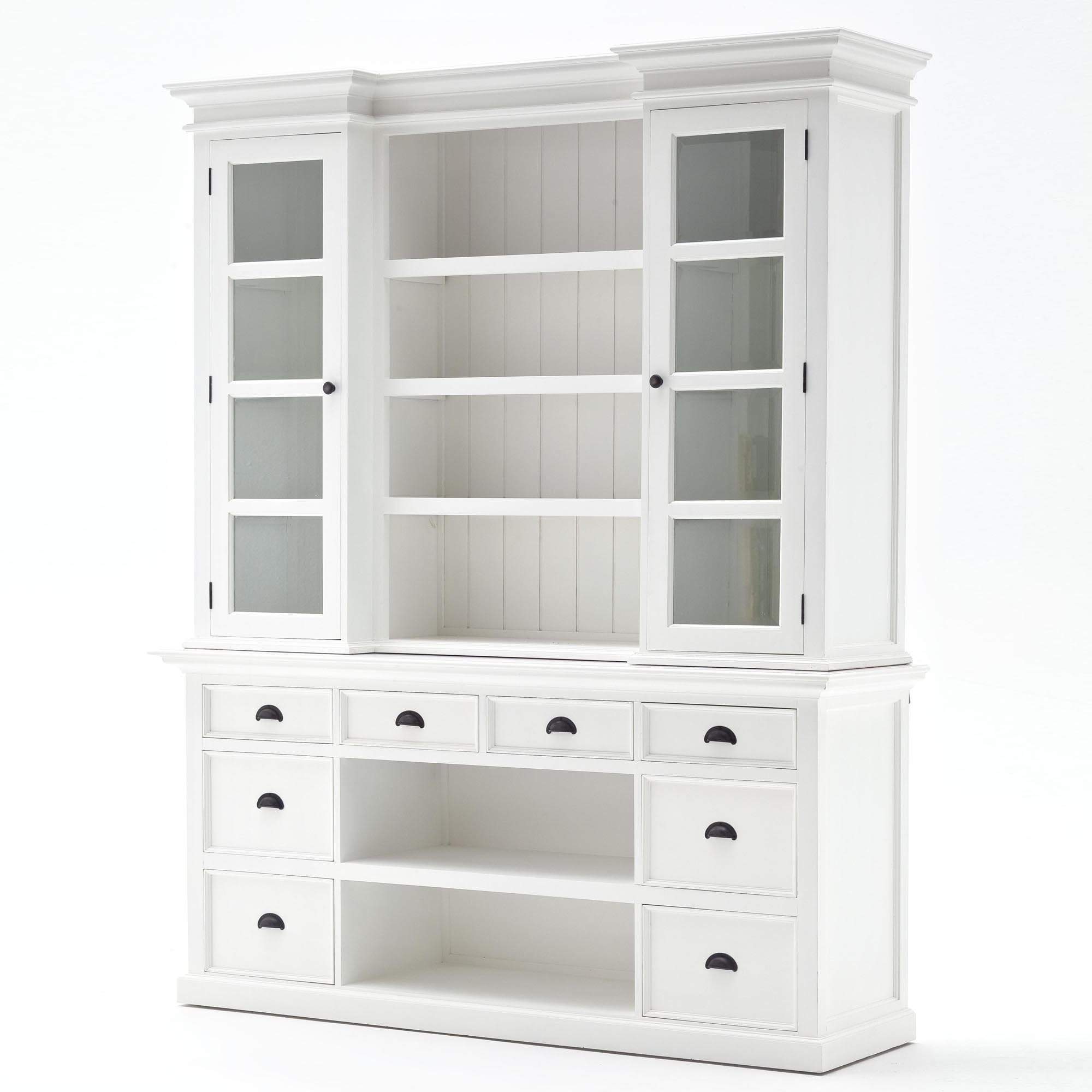 Halifax Buffet & Hutch - White-Hutch Cabinet-Novasolo-I Wanna Go Home