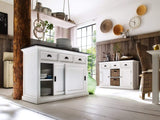 Halifax Contrast Buffet - White with Black Top-Buffet-by NovaSolo-I Wanna Go Home