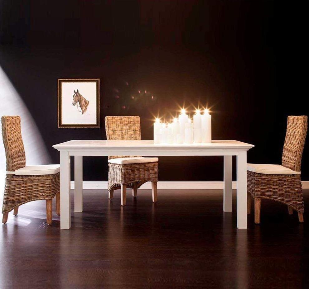 Halifax Dining Table 160cm - White-Dining Table-Novasolo-I Wanna Go Home