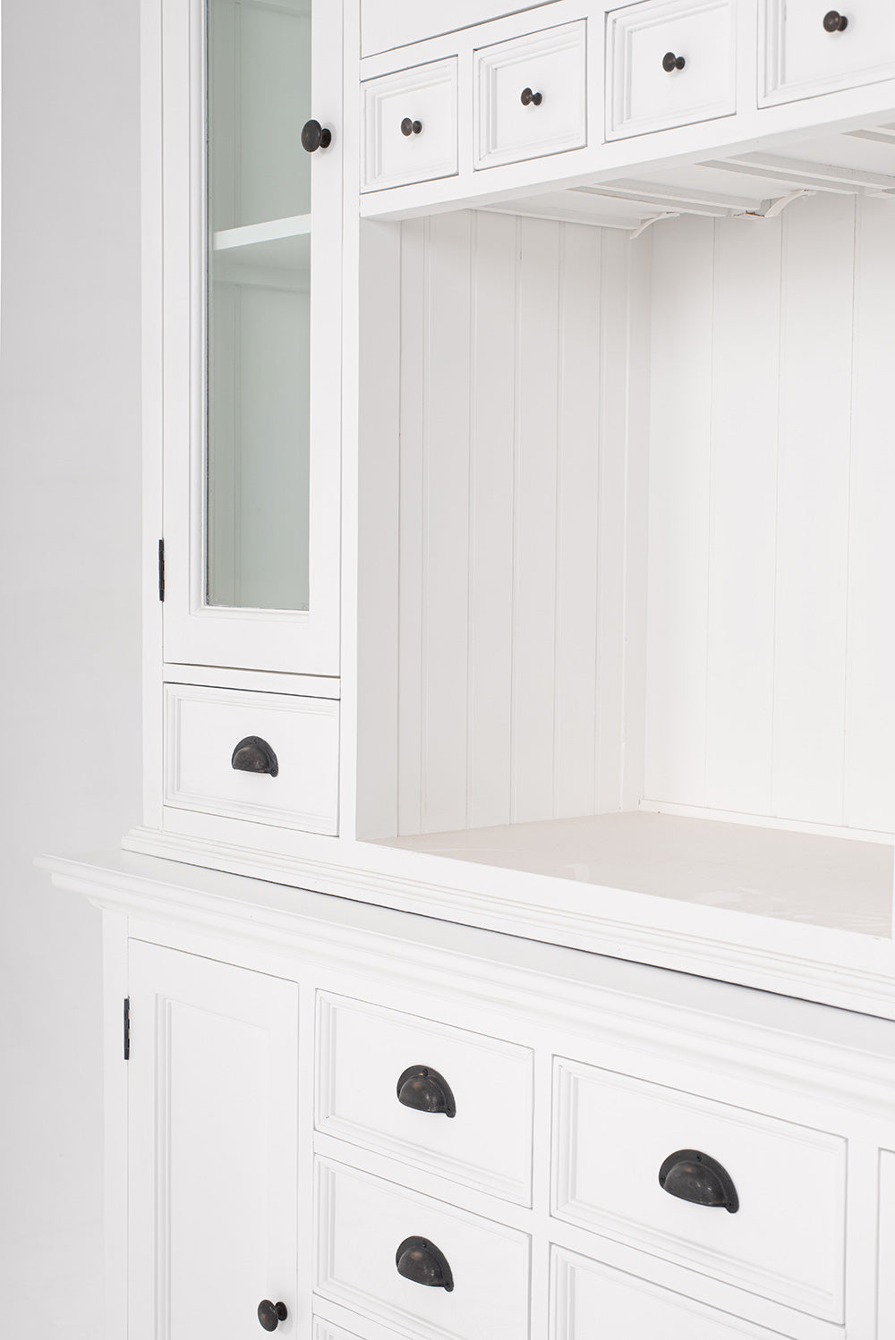 Halifax Kitchen Buffet & Hutch - White