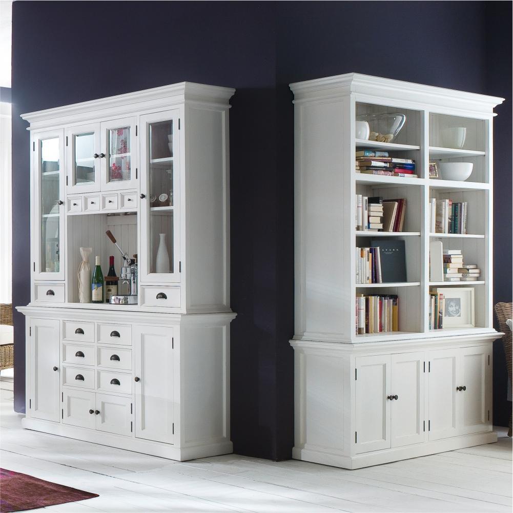 Halifax Kitchen Buffet & Hutch - White-Hutch Cabinet-by NovaSolo-I Wanna Go Home