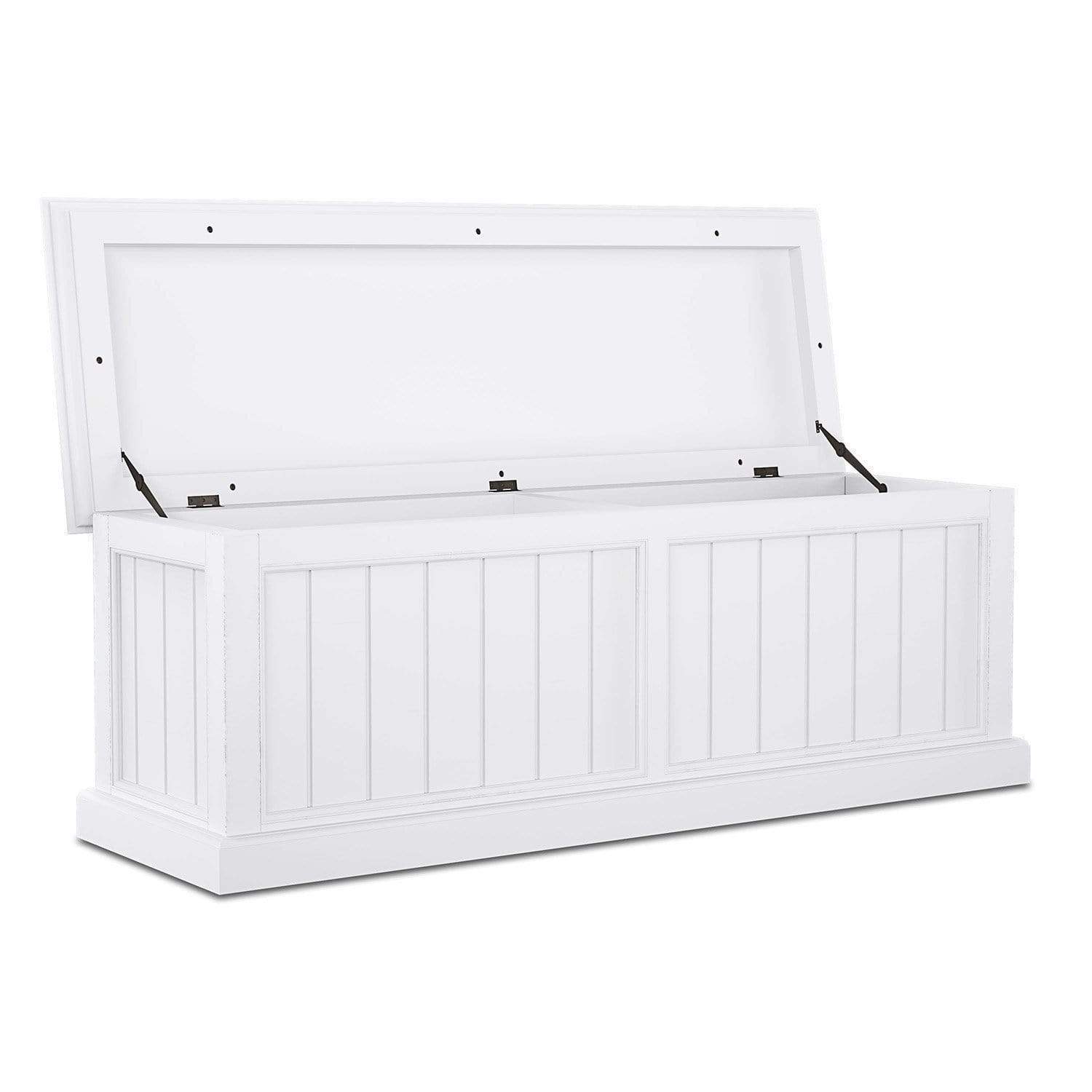 Halifax Medium Blanket and Storage Box - White-Chest-by NovaSolo-I Wanna Go Home