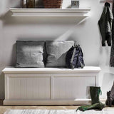 Halifax Medium Blanket and Storage Box - White-Chest-by NovaSolo-I Wanna Go Home