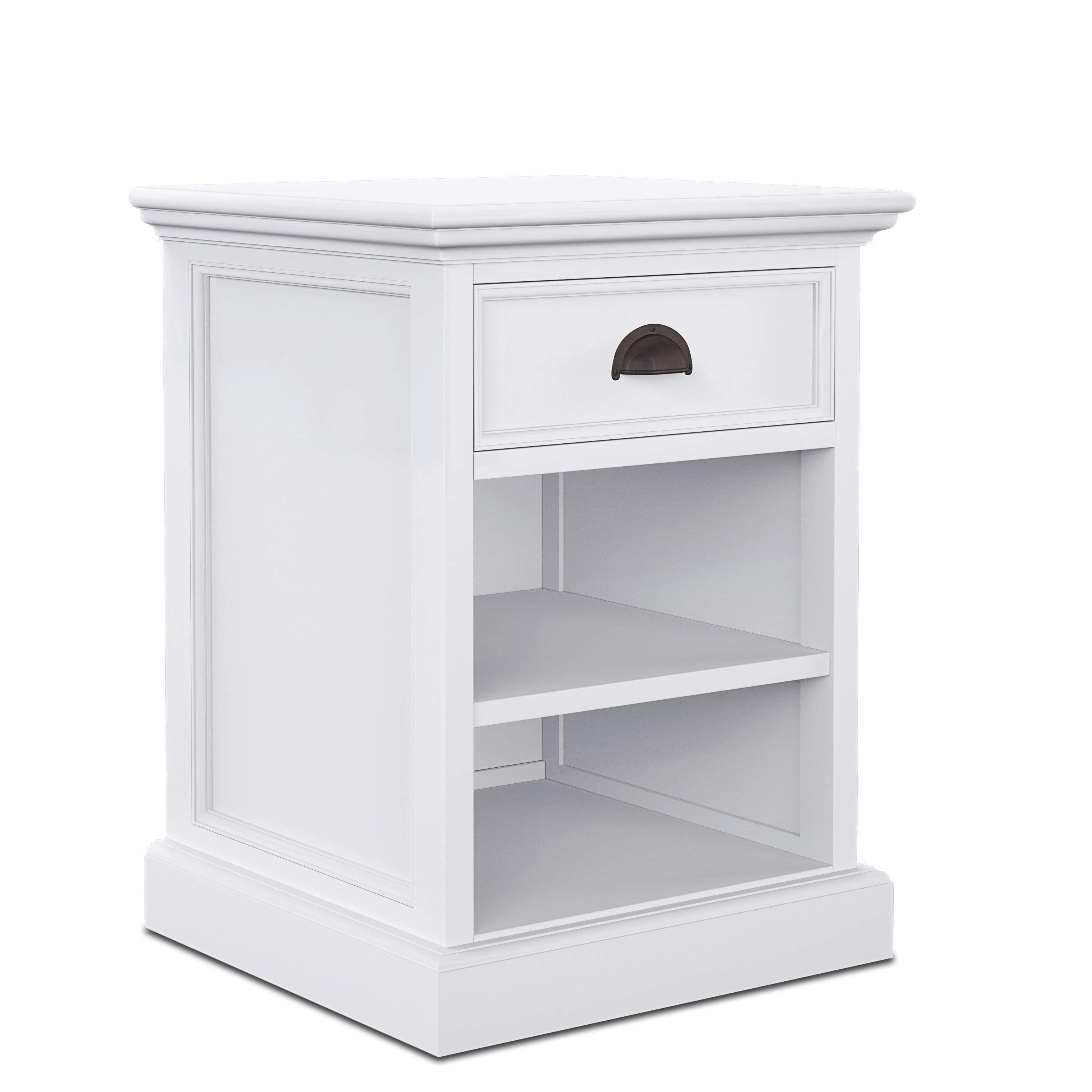 Halifax Side Table - White-Bedside Table-by NovaSolo-I Wanna Go Home