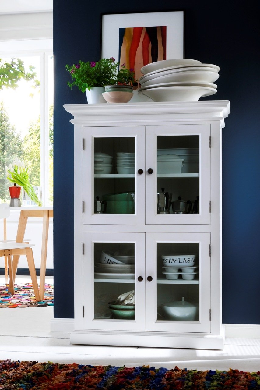 Halifax Small Cabinet - White-Pantry-by NovaSolo-I Wanna Go Home