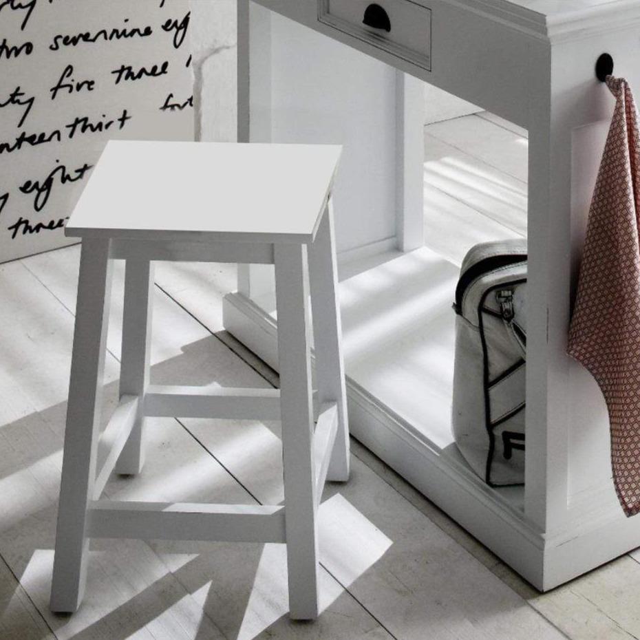 Halifax Stool - White-Stool-by NovaSolo-I Wanna Go Home