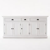 Kitchen Hutch Cabinet with 5 Doors 3 Drawers-Hutch Cabinet-Novasolo-I Wanna Go Home