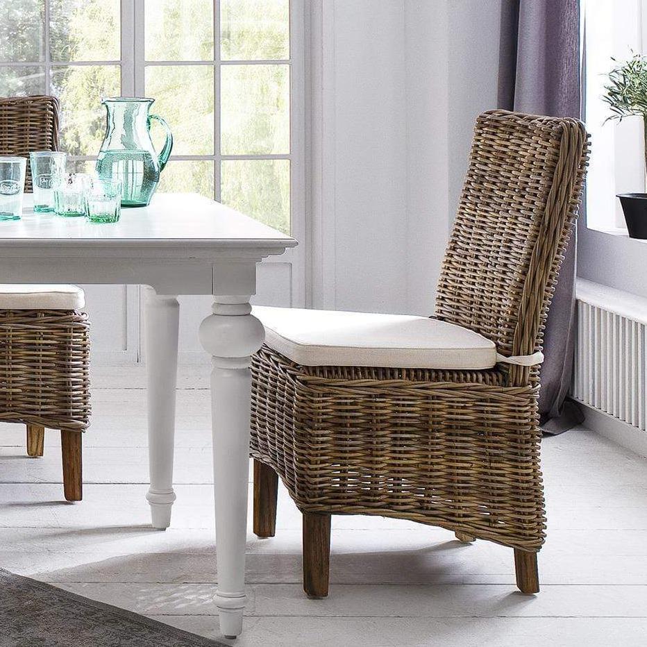 Morin Kubu Rattan Dining Chair (Set of 2)-Chair-Novasolo-I Wanna Go Home