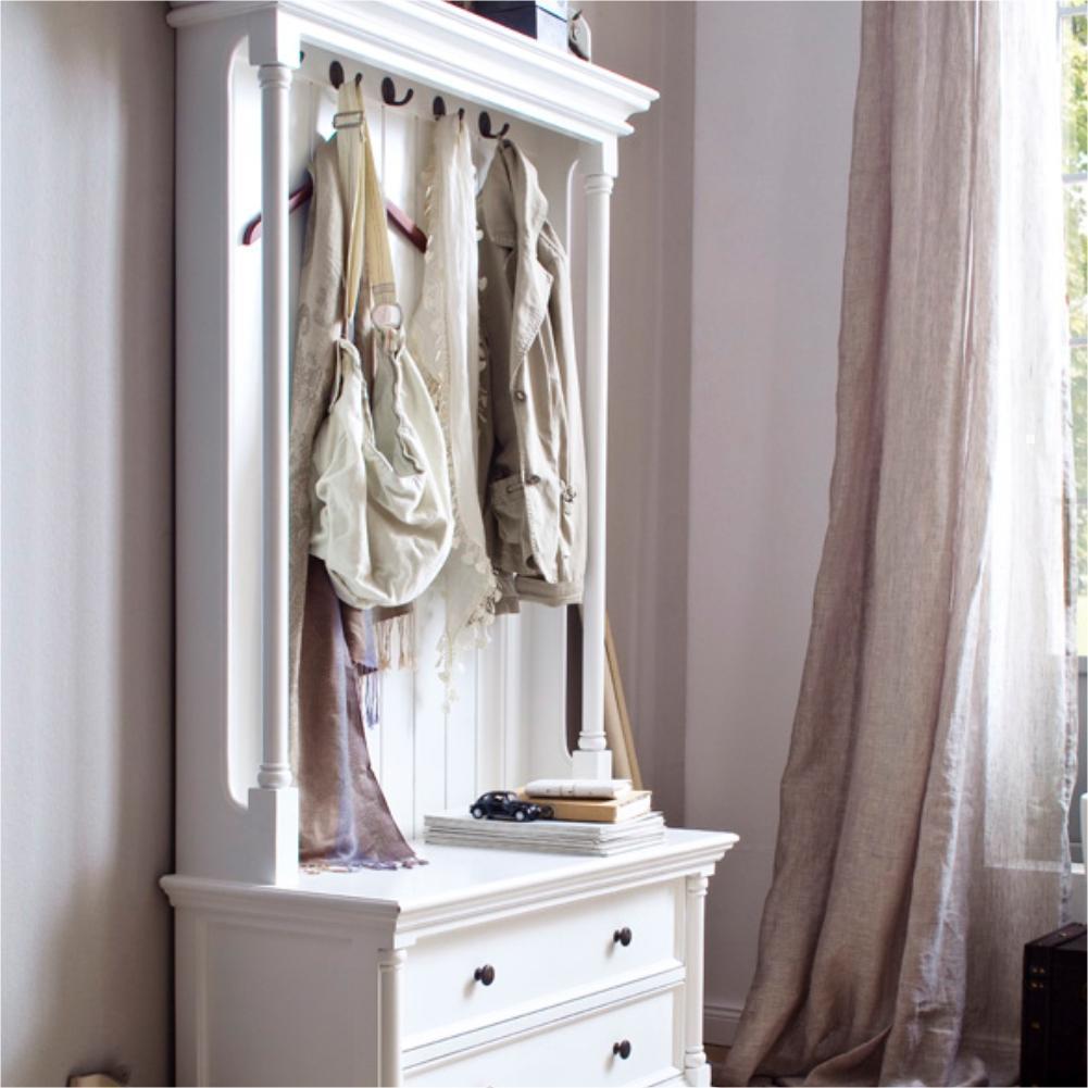 Provence Coat Hanger Unit - White-Hall Tree-Novasolo-I Wanna Go Home