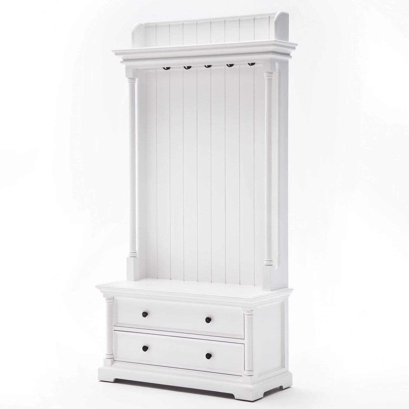 Provence Coat Hanger Unit - White-Hall Tree-Novasolo-I Wanna Go Home