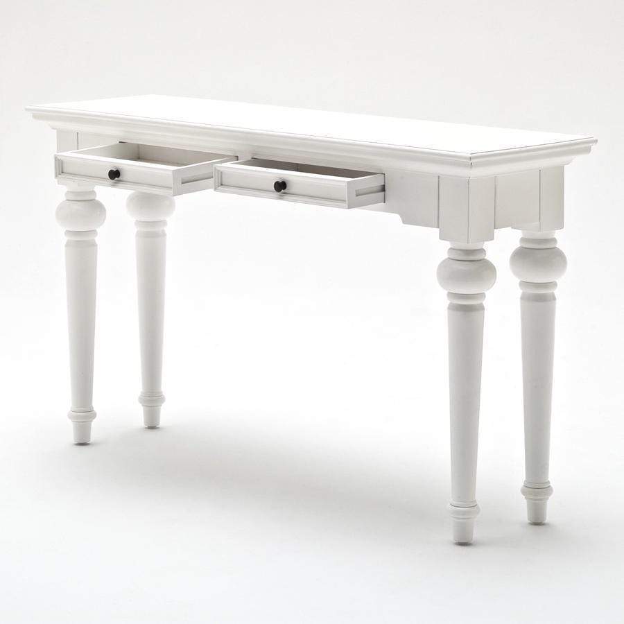 Provence Console Table - White-Console Table-Novasolo-I Wanna Go Home