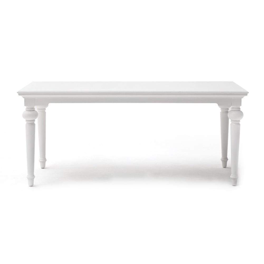 Provence Dining Table 180cm - White-Dining Table-Novasolo-I Wanna Go Home