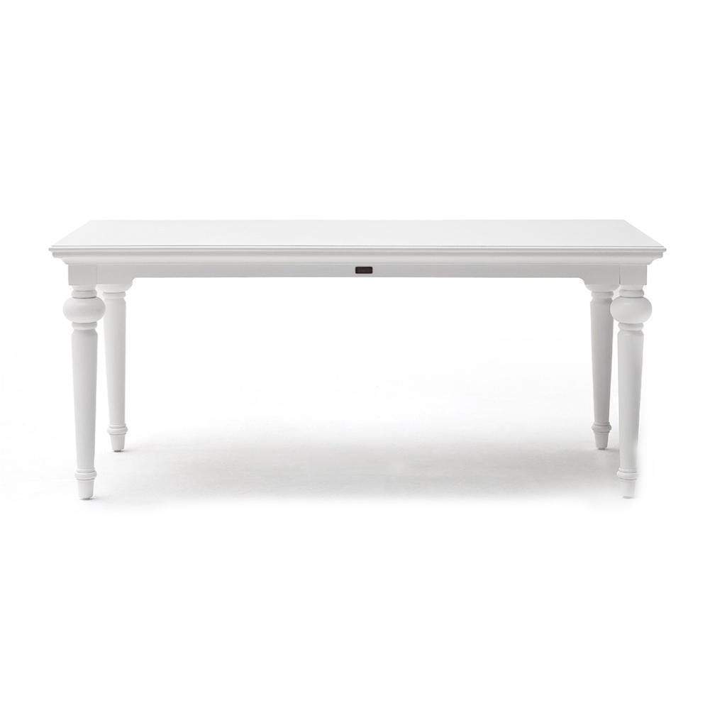 Provence Dining Table 180cm - White-Dining Table-Novasolo-I Wanna Go Home