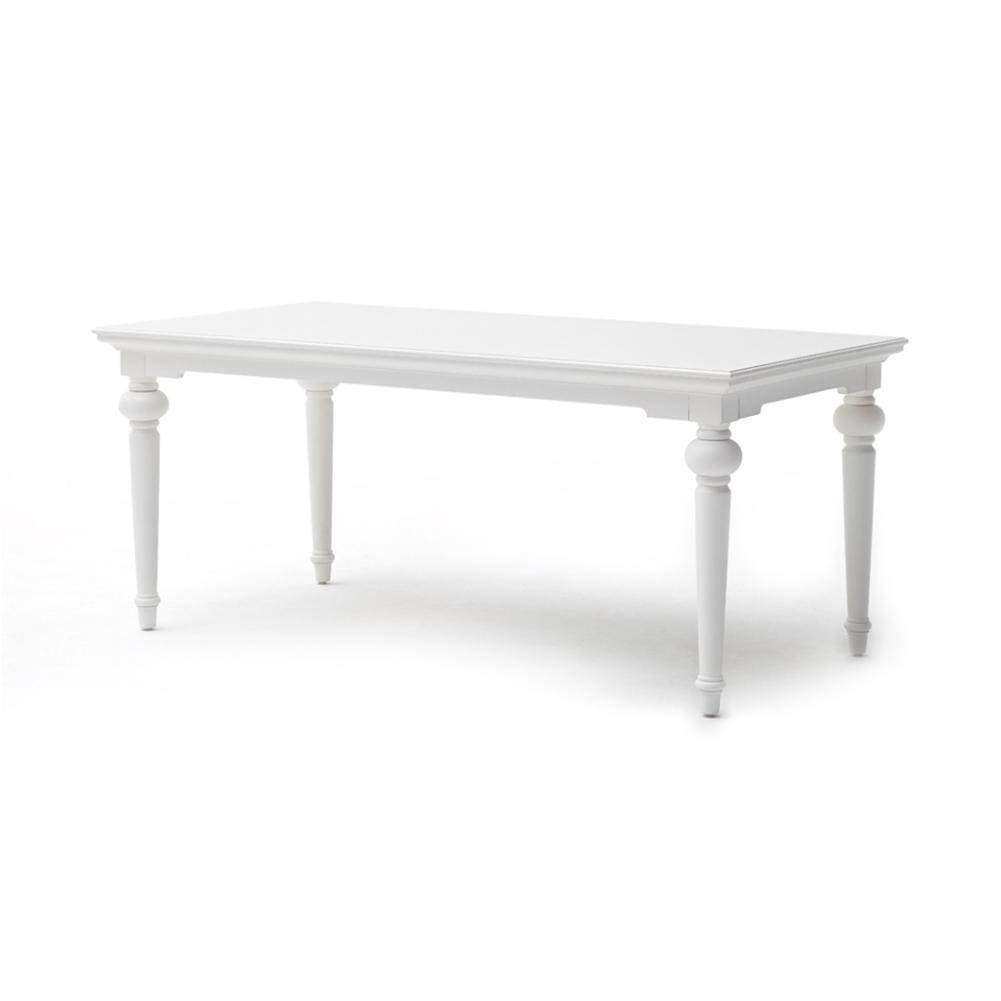 Provence Dining Table 180cm - White-Dining Table-Novasolo-I Wanna Go Home